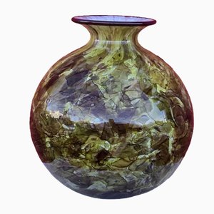 Large Vintage Murano Vase with Fat Body