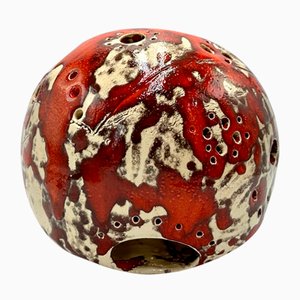 Vintage Ceramic Ball Candleholder, 1970s