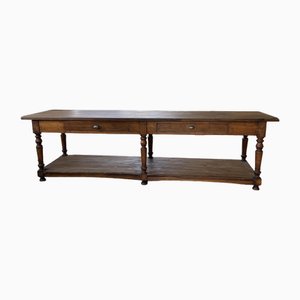 Walnut Drapery Table, 1890s