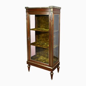 Kleine Vintage Vitrine aus Mahagoni