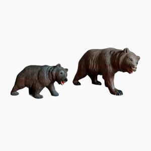 Black Forest Walking Bear, 1950, Set of 2