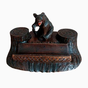 Black Forest Inkwell Bear, 1950s