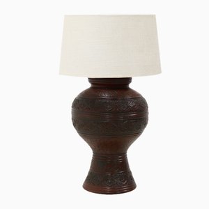 Large Ceramic Table Lamp from Jasba, Germany, 1960s