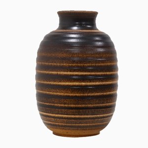 Mid-Century Studio Vase aus Keramik von Trio, 1960er