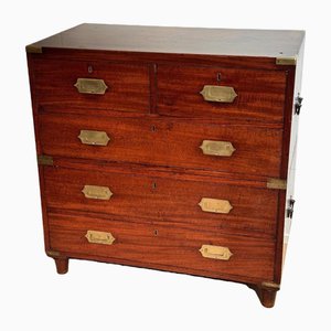 Vintage Campaign Chest of Drawers