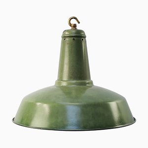 Lámpara colgante industrial francesa vintage