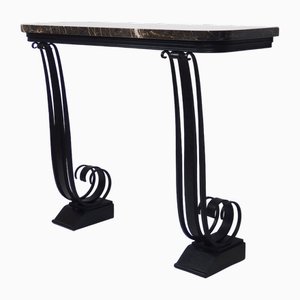 Art Deco Wrought Iron Console, 1930s