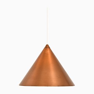 Lámpara de techo de cobre, años 60