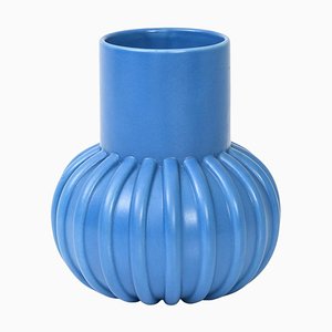 Vase Bleu en Céramique, 1960s