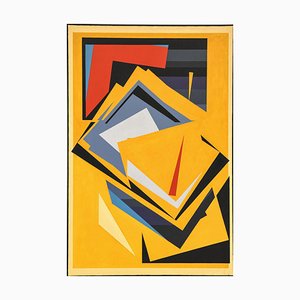 Arne Heuser, Composition, 1966, Oil Painting