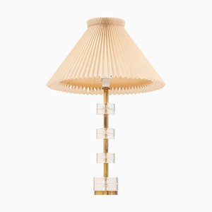 Table Lamp in Brass and Glass attributed to Carl Fagerlund, 1960′s