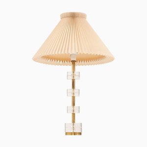 Table Lamp in Brass and Glass attributed to Carl Fagerlund, 1960s