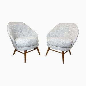 Mid-Century Modern Armchairs, Austro-Hungarian, 1960s, Set of 2