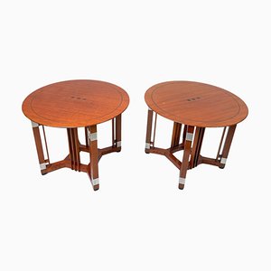 Round Decoforma Series Side Tables from Schuitema, 1980s, Set of 2