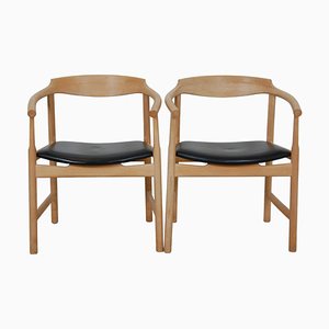 Chaises PP208 par Hans Wegner, 1990s, Set de 2