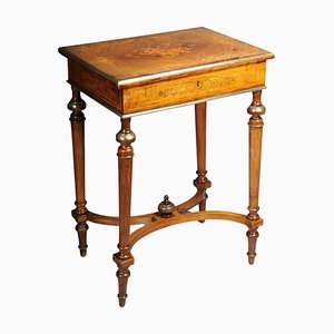 Antique Inlaid Side Table