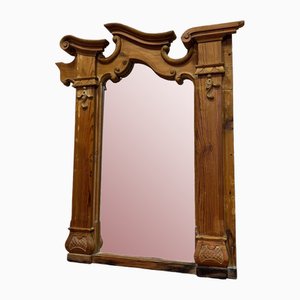 Specchio decorativo con cornice in legno tenero