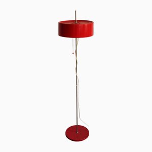 Rote Vintage Stehlampe, 1970er