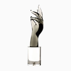 Murano Glass Hand Sculpture by Livio Seguso, 1970s