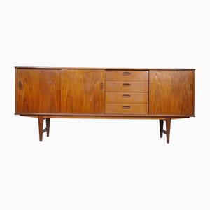 Credenza in teak di Omer Lefévre per OMF, 1961