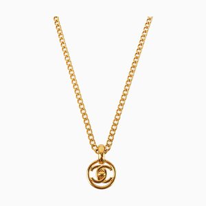 Circle Turn-Lock Chain Necklace from Chanel, 1997