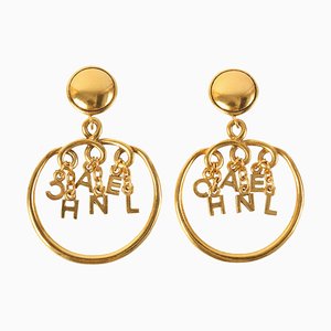 Créoles Logo Charm Swing de Chanel, Set de 2