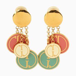 Boucles d'Oreilles Swing Logo Circle Charm de Gucci, Set de 2
