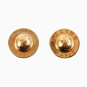 Star Motif Round Logo Earrings from Celine,Set of 2