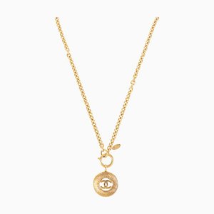 Round Cutout Cc Mark Necklace from Chanel