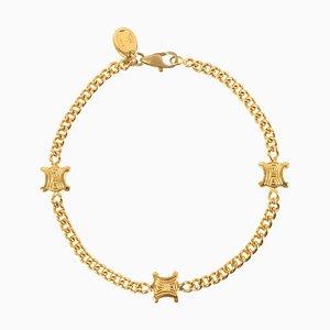 Brazalete de placa de macadán de Celine