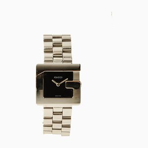 Armbanduhr mit G Face Logo in Silber von Gucci