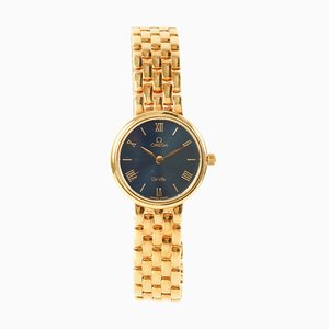 18k Round Face Deville Watch from Omega
