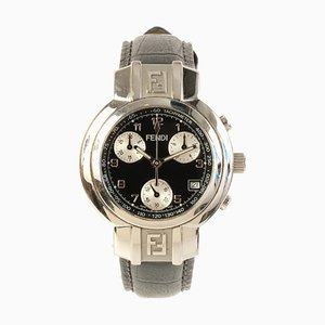 Watches – Schwarze Armbanduhr mit Logo von Fendi