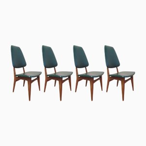 Chaises de Salle à Manger Scandinaves Vintage en Teck par Bruk Sorheim pour Sorheim Mill, Set de 4