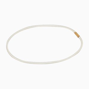 CC Faux Pearl Choker Costume Necklace from Chanel