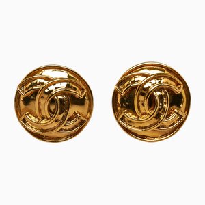 CC Clip on Earrings Costume Earrings from Chanel, Set of 2