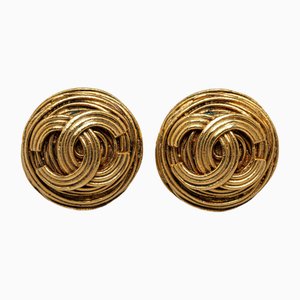 CC Clip on Earrings Costume Earrings from Chanel, Set of 2