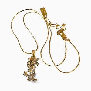 Goldene Halskette von Yves Saint Laurent