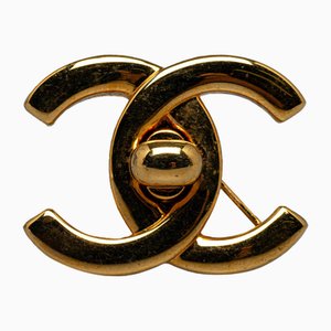 CC Turn-Lock Brooch Costume Brooch from Chanel