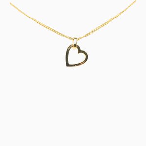 Heart Pendant Costume Necklace by Christian Dior