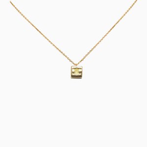 Triomphe Box Pendant Necklace from Celine
