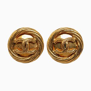 CC Clip on Earrings from Chanel, Set of 2