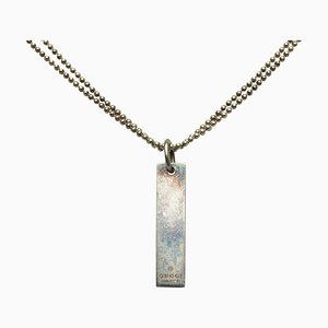 Silver Plate Pendant Necklace from Gucci