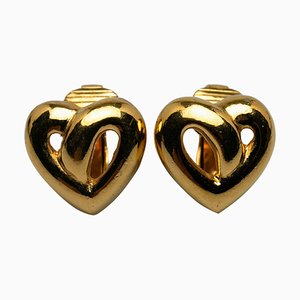 Heart Clip-On Earrings from Christian Dior, Set of 2