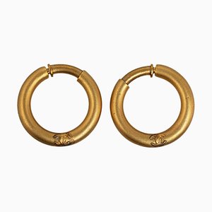 CC Hoop Earrings from Chanel, Set of 2
