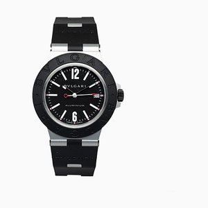 Automatic Aluminum and Rubber Diagono Watch from Bvlgari