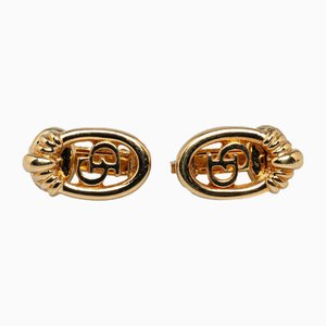 Logo Clip-On Earrings from Christian Dior