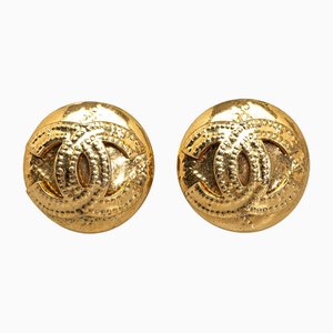 CC Clip-On Earrings from Chanel, Set of 2