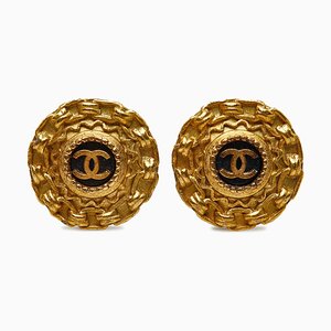 CC Clip-On Earrings from Chanel