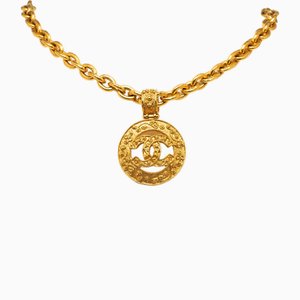 CC Round Pendant Necklace from Chanel